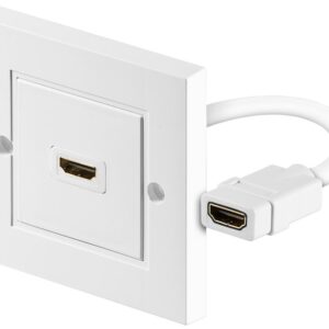 Tomada Interior 1 x HDMI (Branco) - GOOBAY