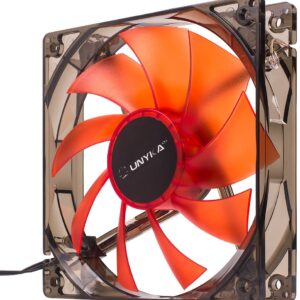Ventoinha 120mm LED Vermelho - UNYKACH