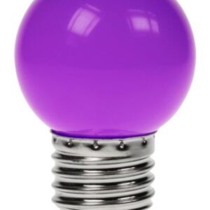Lampada LED E27 B45 220V 1,5W 75Lm - Roxo