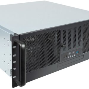 Caixa Rack ATX 4U 19 UK 4329 (Preto/Prateado) - UNYKACH