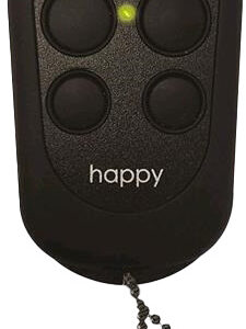 Comando Garagem 4 Canais 433,92Mhz (Preto) - NEW HAPPY