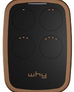 Comando Garagem Multi Frequência 433 ~ 838 Mhz (Castanho/Preto) - WHY EVO