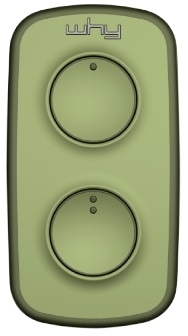 Comando Garagem Multi Frequência Mini Noa Olive Green - WHY EVO
