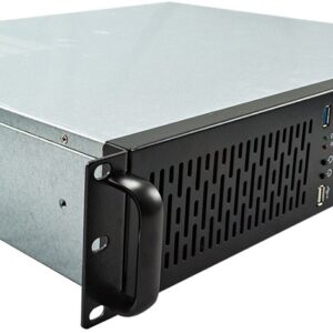 Caixa Rack Micro-ATX 2U 19 UK 2129 (Preto/Prateado) - UNYKACH
