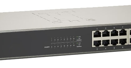 Switch GSW-1657 16-Port 10/100/1000Mbps - LEVEL ONE