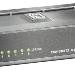 Switch 8 Portas 10/100Mbps Desktop - LEVEL ONE