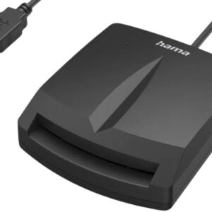 Leitor Cartão Cidadão DNI 4.0 USB-A / USB-C (Preto) - HAMA