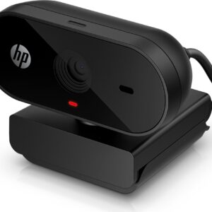 Webcam 320 Full HD 1080p (Preto) - HP