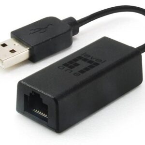 Placa de Rede Externa (RJ45) USB2.0 - USB-0301 - Level One