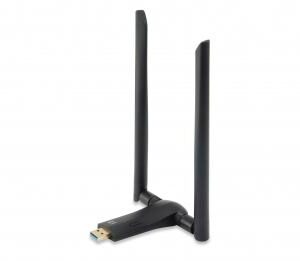 Adaptador USB AC1200 Dual Band Wireless, 1-13 Channel - WUA-1810E - LEVEL ONE