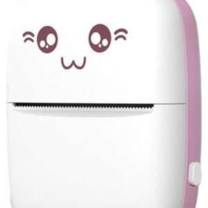 Mini Impressora Térmica Bluetooth KatPrint (Rosa)