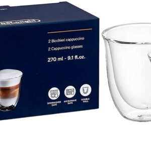 Conjunto Copos de Café Cappuccino 270ml (Pack2) - DELONGHI