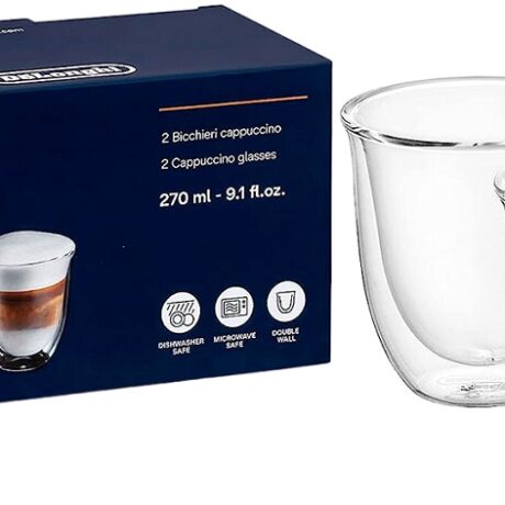 Conjunto Copos de Café Cappuccino 270ml (Pack2) - DELONGHI