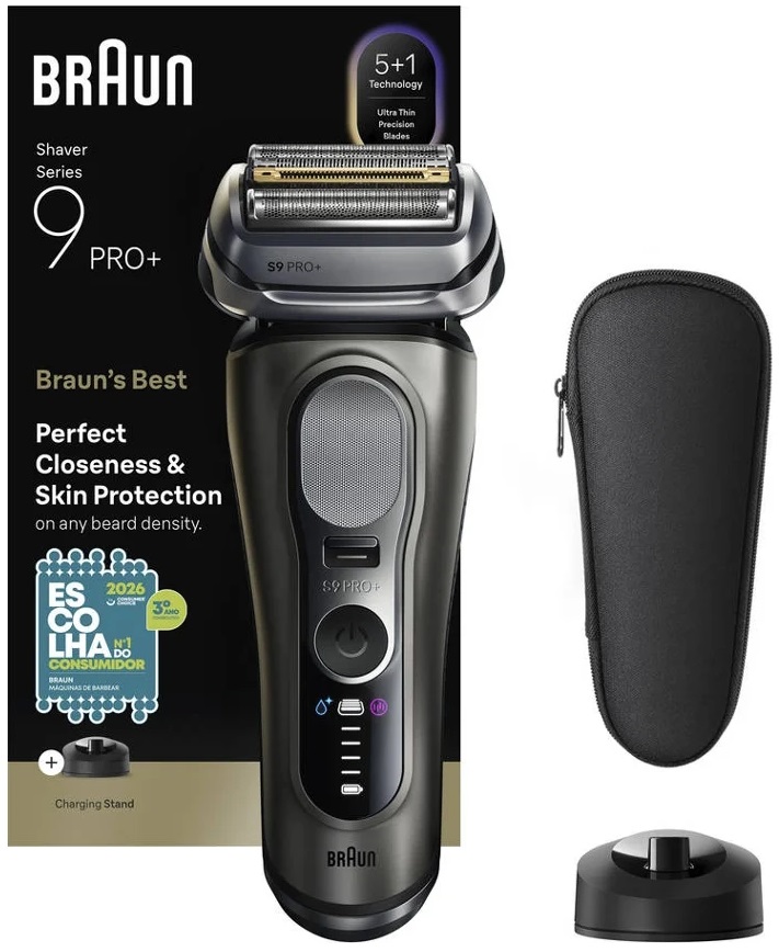 Máquina de Barbear Series 9 Pro+ 9615S (Cinzento) - BRAUN
