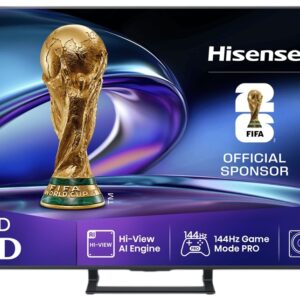 Smart TV Mini LED 55 55E8Q 4K Ultra HD Wi-Fi (Preto/Cinzento) - HISENSE