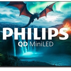 Smart TV QD MiniLED 55 55MLED820/12 4K Ultra HD Wi-Fi (Preto) - PHILIPS