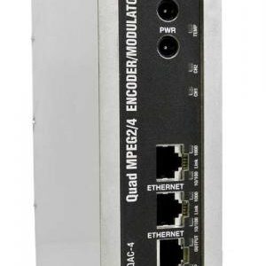 Encoder 4E A/V CVBS - MPEG2/4 + Modulador COFDM/QAM Quad 4C:1MUX - TELEVES