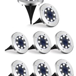 Pack 8x Projetores LED Solar Exterior p/ Jardim