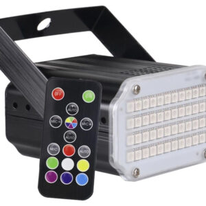 Projector 48 LEDs Efeitos RGBW-UV 12W c/ Comando
