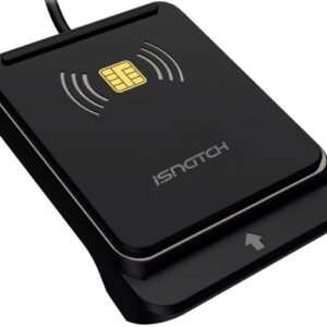 Leitor de Cartões Inteligente p/ Carteiras Eletrónicas e Cartões de Saúde (Preto) - ISNATCH