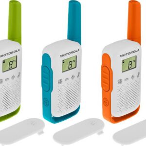 Pack 3x Intercomunicadores Walkie-Talkie TLKR-T42 - MOTOROLA