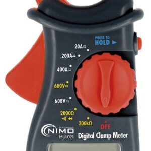 Pin?a Amperim?trica Digital Multifun??es 600V AC/DC 400A AC - NIMO