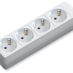 Tomada Quadrupla c/ Terra s/ Fio