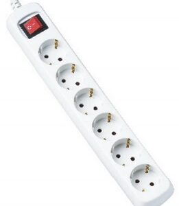 Extensão Sextupla c/ Interruptor (5 mts)