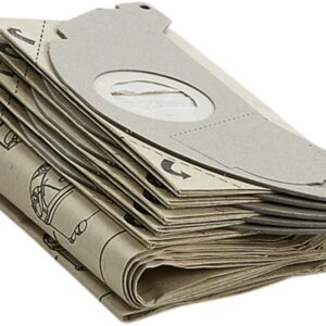 Pack 5x Sacos de Filtros de Papel p/ Aspiradores Karcher - KARCHER