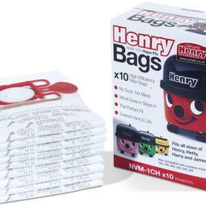 Pack 10x Sacos Aspirador p/ Aspiradores Henry - NUMATIC