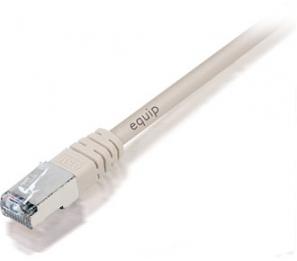 Cabo de Rede RJ45 S/FTP HF Cat.6 Cinza (1 metro) - EQUIP