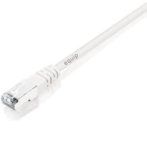 Cabo de Rede RJ45 S/FTP HF Cat.6 Branco (2 mts) - EQUIP