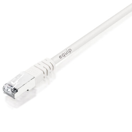 Cabo de Rede RJ45 S/FTP HF Cat.6 Branco (50cm) - EQUIP