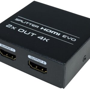 Distribuidor de Sinal HDMI 4K V1.4 (1 Entrada / 2 Saidas)
