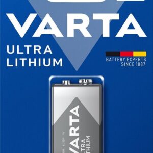 Pilha de Litio Alta Duração 9V 1200mAh - VARTA