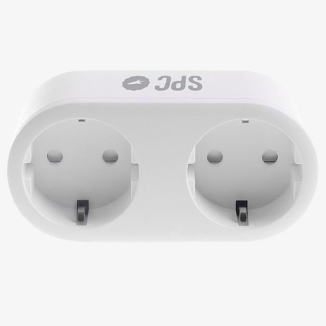 Tomada Dupla Inteligente Wi-Fi 220V 3680W - SPC