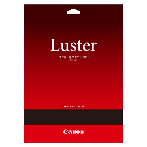 Papel Fotográfico Acetinado LU-101 A3+ (20 Folhas) Branco - CANON