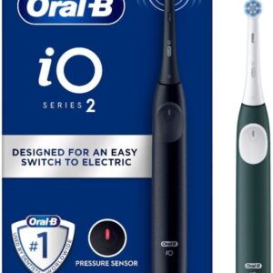 Escova de Dentes Elétrica iO Series 2 Duo (Preto/Verde) - ORAL-B