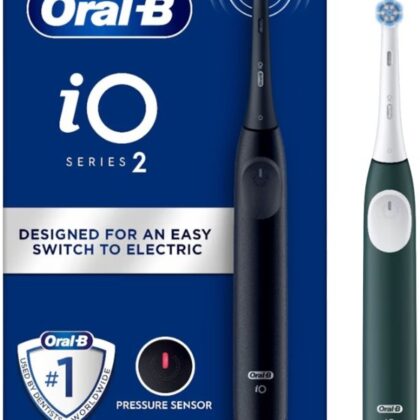 Escova de Dentes Elétrica iO Series 2 Duo (Preto/Verde) - ORAL-B