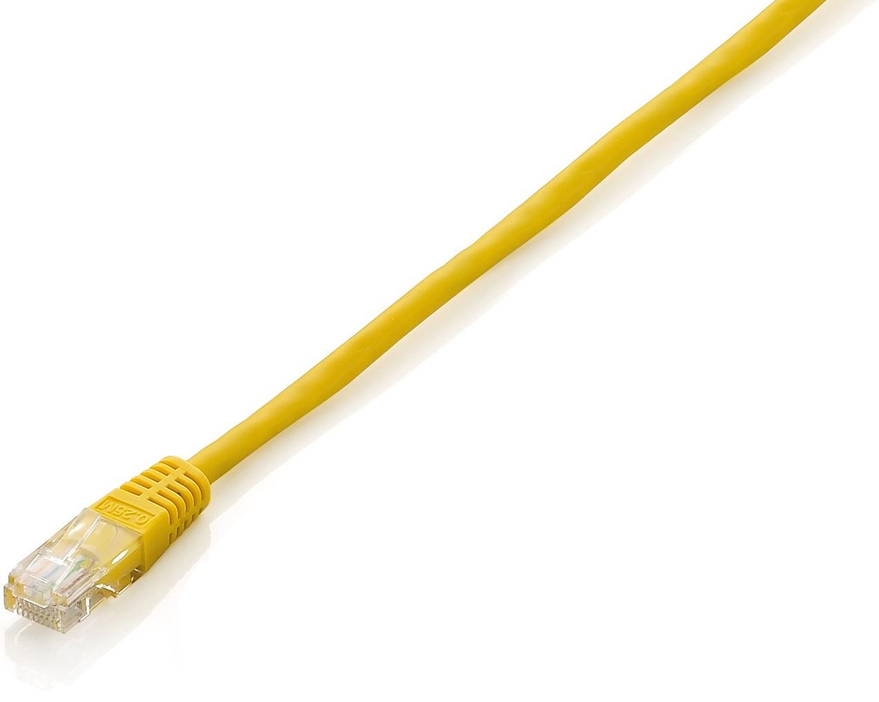 Cabo de Rede RJ45 U/UTP CAT6 Amarelo (20 mts) - EQUIP