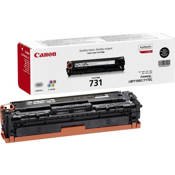 Toner 731 Preto (1400 P?ginas) - CANON