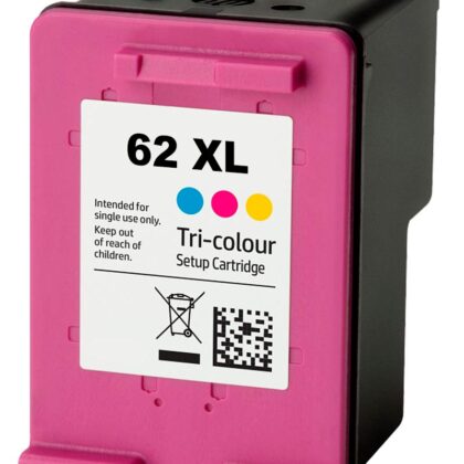 Tinteiro Reciclado HP 62XL (C2P06AE/C2P07AE) - Cores