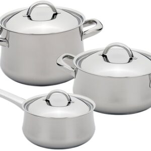 Conjunto de Cozinha Low Cost Classic em A?o Inoxid?vel (3 Pe?as) - SILAMPOS