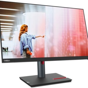 Monitor ThinkVision LED IPS 23.8 P24q-30 Quad HD (Preto) - LENOVO