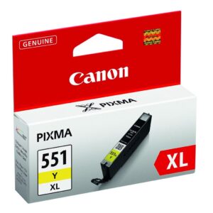 Tinteiro CLI-551XL (Amarelo) - CANON