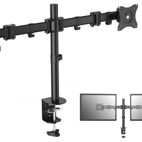Suporte Mesa p/ 2 Monitores 13 ~ 27 Desk Articulado - EQUIP