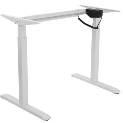 Stand Base Secretária Eléctrica Ajustável (Branco) - EQUIP