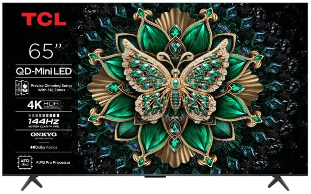Smart TV QD-Mini LED 65 C6K 65C6K 4K Ultra HD Wi-Fi (Metálico) - TCL