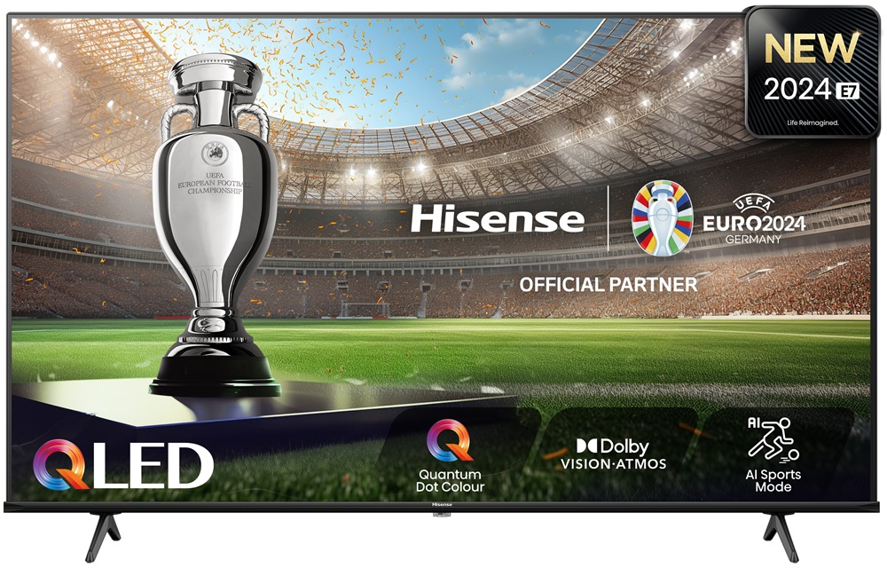 Smart TV QLED 65 65E7NQ 4K Ultra HD (Preto) - HISENSE