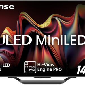 Smart TV Mini-LED 65 Series U7Q (2025) 4K Ultra HD Wi-Fi (Preto) - HISENSE
